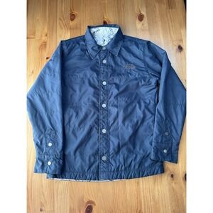 Boys' The‎ North Face Reversible Navy/Bear Print Shacket Size 7/8